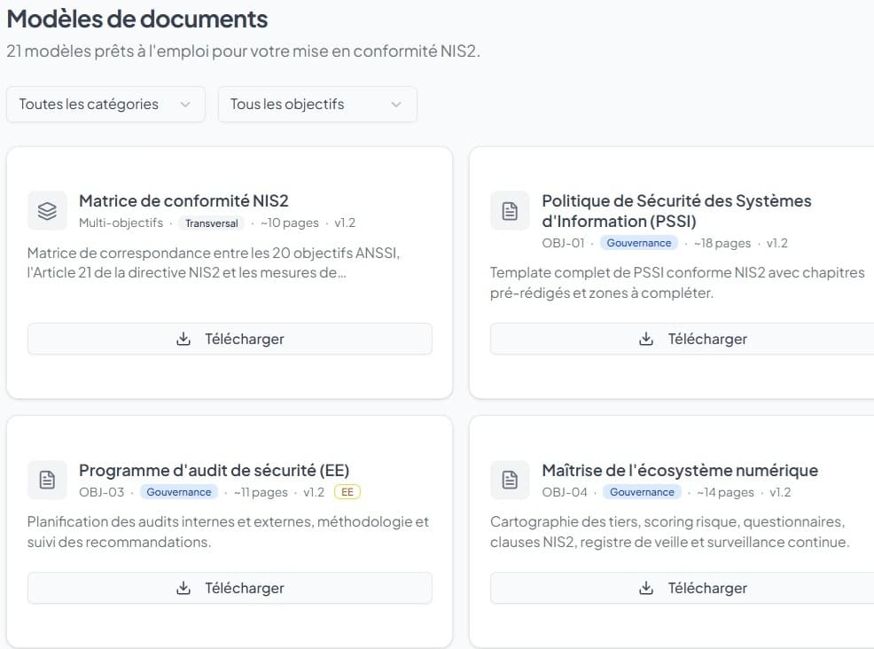 NIS2facile screenshot 6